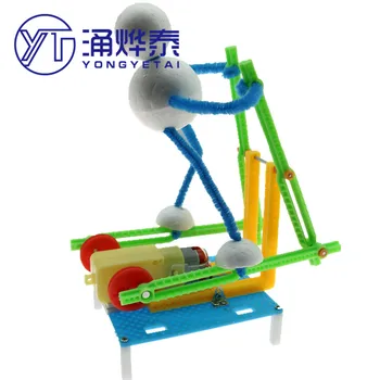 YYT Бегущий фитнес-робот электрическая шаговая эллиптическая машина обучающая собранная игрушечная модель без батареи Изображение