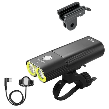 GACIRON V9DP1600 Фара для горного Велосипеда USB с одной лампой Фонарик Мощное снаряжение для ночной езды Изображение