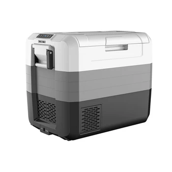 65-литровый охладитель, мини-автомобильный холодильник, портативный холодильник 12 вольт для кемпинга Изображение
