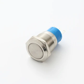 ELEWIND 19 мм 1NO1NC 2NO2NC кнопочный выключатель с мгновенной фиксацией из нержавеющей стали (PM192F-11Z/S, PM192F-11/S) Изображение