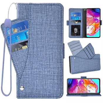 Откидная Крышка Кожаный Бумажник Чехол Для Телефона Xiaomi Redmi Note 11 11S 10 4G 5G 9 Pro Max 9S 8 7 7S 6 5 4 4X Чехол-держатель для карт с ремешком Изображение