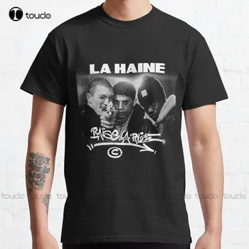 La Haine /L'Odio Классическая футболка С принтом На заказ Aldult Подростковая Унисекс С Цифровой печатью Xs-5Xl Футболка Классические рубашки Изображение